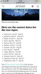What is the new star sign? Amber Davies On Twitter I M Not Believing This Star Sign Change I Am A Libra I Am A Libra Nasa