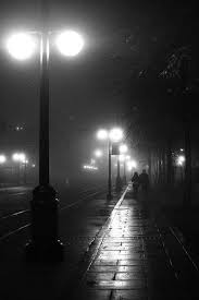 Black And White Film Photography I Love The Fog The Black White Film Noir Quality Of This Photo Very Sinister Never Know What Film Noir Photography Black And White Film Night Photography
