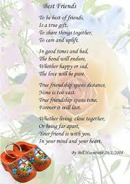 Best Friends By Bill Hoeneveld Friendship Poems Best Friend Poems Friend Poems