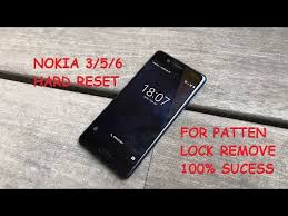 Once you do that, it will. Hard Reset Nokia 3 5 6 For Patten Lock Pin Lock Password Lock Youtube