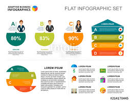 Career Percentage Chart Template For Presentation Vector