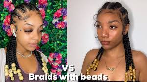 The beaded short straight dresses options available at alibaba.com come in many sizes and shapes suited for girls falling within different age groups. Short Cornrow Braids With Beads Inspo Vs Me Youtube