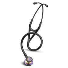 Estetoscopio Littmann Cardiology Iii En Color Negro Y Arco Iris 3152rbw