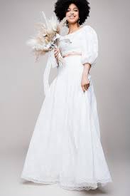 Check spelling or type a new query. Brautkleid Bauchfrei Boho Zweiteiler Mit Aufspringendem Faltenrock