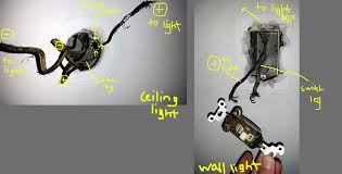 The light cables connect to the wall light fittings. Using Both Sonoff Wi Fi Switch And Existing Wall Switch To Control Light Home Improvement Stack Exchange