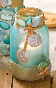 Sea Glass Jars Diy Is An Absolute Must Try Mason Jar Decorations Mason Jar Diy Mason Jar Candle Holders
