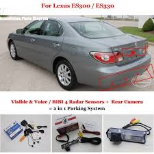 For Lexus Es300 Es330 Car Parking Sensors Rear View Camera 2 In 1 Visual Bibi Alarm Parking System Affiliate Rear View Camera Car Car Parking