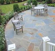 Irregular (broken) Full Color Bluestone Flagstone 1/2