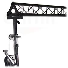 Crank Up Triangle Light Truss System By Griffin Dj Trussing Stand For Light Cans Speakers Pro Audio Stage Lighting Hardware Package Equipment Mount Portable Gear Holder For