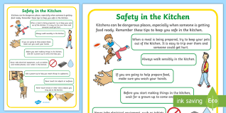 Check spelling or type a new query. Kitchen Safety Poster Display Resources Teacher Made