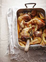Poulet Et Legumes Rotis A L Ail Recette Poulet Legumes Recette Poulet Recette Poulet Roti