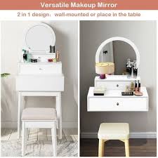 Overstock Com Online Shopping Bedding Furniture Electronics Jewelry Clothing More In 2020 Small Bedroom Vanity Wall Mounted Vanity White Wood Shelves