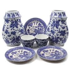 Maybe you would like to learn more about one of these? Lot Art East Asian Blue And White Plates Vases And Bowls