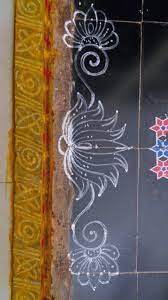 Sreeveera S Border Rangoli Rangoli Border Designs Colorful Rangoli Designs Butterfly Art Painting