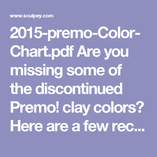 2015 Premo Color Chart Pdf Are You Missing Some Of The