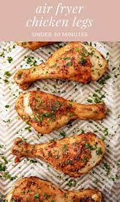 Air Fryer Chicken Legs Recipe Drumstick Recipes Easy Healthy Recipes Healthy Chicken Recipes