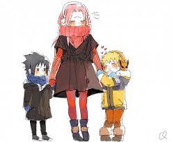 Anime Naruto And Sasuke Uchiha Image Naruto Cute Naruto Sasuke Sakura Team 7