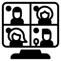 Affordable and search from millions of royalty free images, photos and vectors. Online Meeting Icons Download Free Vector Icons Noun Project