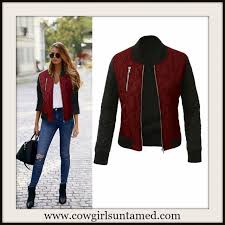 Black Sleeve Cotton Zip Up Oversized Bomber Motorcycle Jacket Bomber Jacket Jacket Coat Motorcycle Coat Zip Up Oversized Plus Size Burgundy Wine Olive Bomber Jacket Fall Quilted Bomber Jacket Jackets For