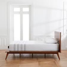 Modern Show Wood Bed Mid Century Platform Beds Leesa Mattress Platform Bed