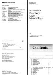 We did not find results for: Stull 1988 Boundary Layer Meteorology