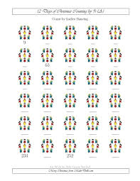 The 12 Days Of Christmas Counting By Ladies Dancing A Math Worksheet From The Christmas Math Workshee Christmas Math Worksheets Christmas Math Math Worksheet