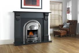 The flame can be used with or without heat. Cast Tec Integra Anson Half Polish Electric Stoke Gas Electric Fireplace Centre
