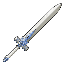 Pagetrainee S Blue Sword Sword Art Online Weapon Concept Art Sword Art