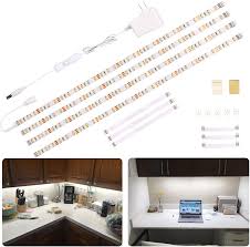 Wobane Led Under Cabinet Lighting Kit Flexible Led Ribbon Lights Bar Under Counter Lights In 2020 Led Under Cabinet Lighting Under Cabinet Lighting Cabinet Lighting