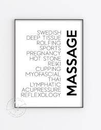 Massage Spa Decor Spa Quote Massage Decor Health Quote Home Decor Spa Massage Therapist Massage Modalities Wall Print Massage Therapy Rooms Spa Decor Massage Room Decor