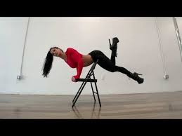 Acro Chair Dance In Heels Youtube Pole Dancing Fitness Dance Pole Dancing