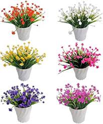 Mix and match these artificial purple flowers for maximum curb. Amazon Co Uk Artificial Flowers For Outdoor