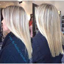 Full Set Of Highlights Foils Using Natural Ash Blonde Tones As A Dark Ash Blonde To Give A Natural No Regrowth Effe Thick Hair Styles Natural Ash Blonde Hair