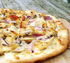 Grilled Pizza Chicken Red Onions And Cream Cheese Cooking Recipes Food Recipes