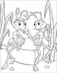 Reflecting the coloring of lady bug and super cat different adventures of a brave couple. A Bugs Life Coloring Pages Free Coloring Pages Coloring Home