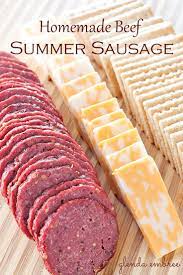 Homemade Beef Summer Sausage Glenda Embree Recipe Homemade Beef Easy Homemade Recipes Gourmet Recipes