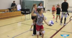 Volleyball Serving For Beginning Players The Art Of Coaching Volleyball Volleyball Serve Basketball Workouts Volleyball Workouts
