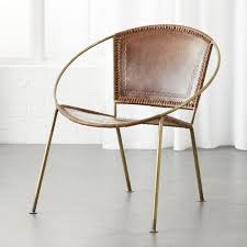 Shop Micaela Brown Leather Chair Mexa Design Fuses Traditional Mexican Craftsmanship With M Brown Leather Chairs Eames Dining Chair Cheap Dining Room Chairs