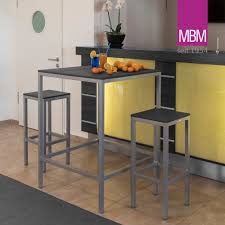 Im lieferumfang sind 1 tisch und 2 barhocker enthalten. Garten Bar Set Aus Aluminium Resysta