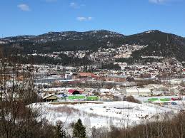 Mjøndalen ligger på sørsiden av drammenselva, 11 km vest for drammen sentrum.nord for elva ligger det noe mindre tettstedet krokstadelva, som danner sammenhengende tettbebyggelse med mjøndalen, forbundet med mjøndalsbrua. Nedre Eiker Mapio Net