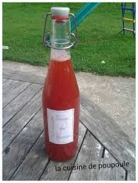 Sirop De Fraise Maison Au Thermomix Ou Sans Sirop De Fraise Sirop Liqueur Maison