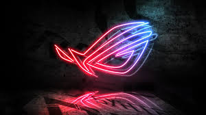 Follow the vibe and change your wallpaper every day! Asus 1920x1080 Gaming Wallpapers Hd Pc Desktop Wallpaper Neon Logo