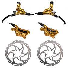 Formula fornisce i cura 4 con tubazione da 175cm da portare a misura secondo le proprie necessità per essere utilizzato come freno anteriore o posteriore e in base alle misure del telaio. Scheibenbremsen Set Formula Cura 4 Gold Bremsleitung 90 165cm Probikeshop