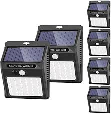 These factors are illustrated for selecting the perfect solar garden lights with exquisite design, you must decide where you actually going to place them? Solar Lights Outdoor 6 Pack 3 Working Mode Sezac Solar Security Lights Solar Motion Sensor Lights Wireless Ip 65 Waterproof Outdoor Lights For Garden Fence Patio Garage 42 Led Amazon Com