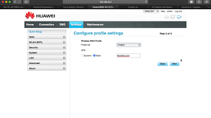 Apn settings for modem/wifi dongle. Huawei B890 Setup Apn Setup Wizard Youtube