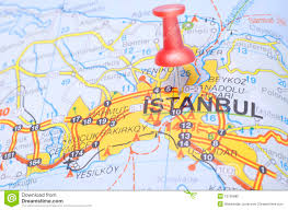 Istanbul digital sightseeing pass with access to most popular attractions with airport transfer, mobile internet and many more. Zieleinheit Istanbul Auf Der Karte Von Der Turkei Stockfoto Bild Von Karte Thumbtack 10106980