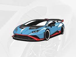 Lamborghini huracan sto coloring pages. Lamborghini Huracan Sto By Karolis Bagdonavicius On Dribbble