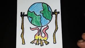 Unique globalisation posters designed and sold by artists. Earth Easy Drawing Globalization Poster Novocom Top