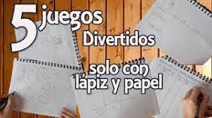 Se sortea quién será el director del juego. 5 Juegos Divertidos Solo Con Lapiz Y Papel Para Tiempos De Aislamiento Quedateencasa Taller Lash Youtube