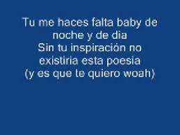 Baby Te Quiero Video Lyrics Youtube
